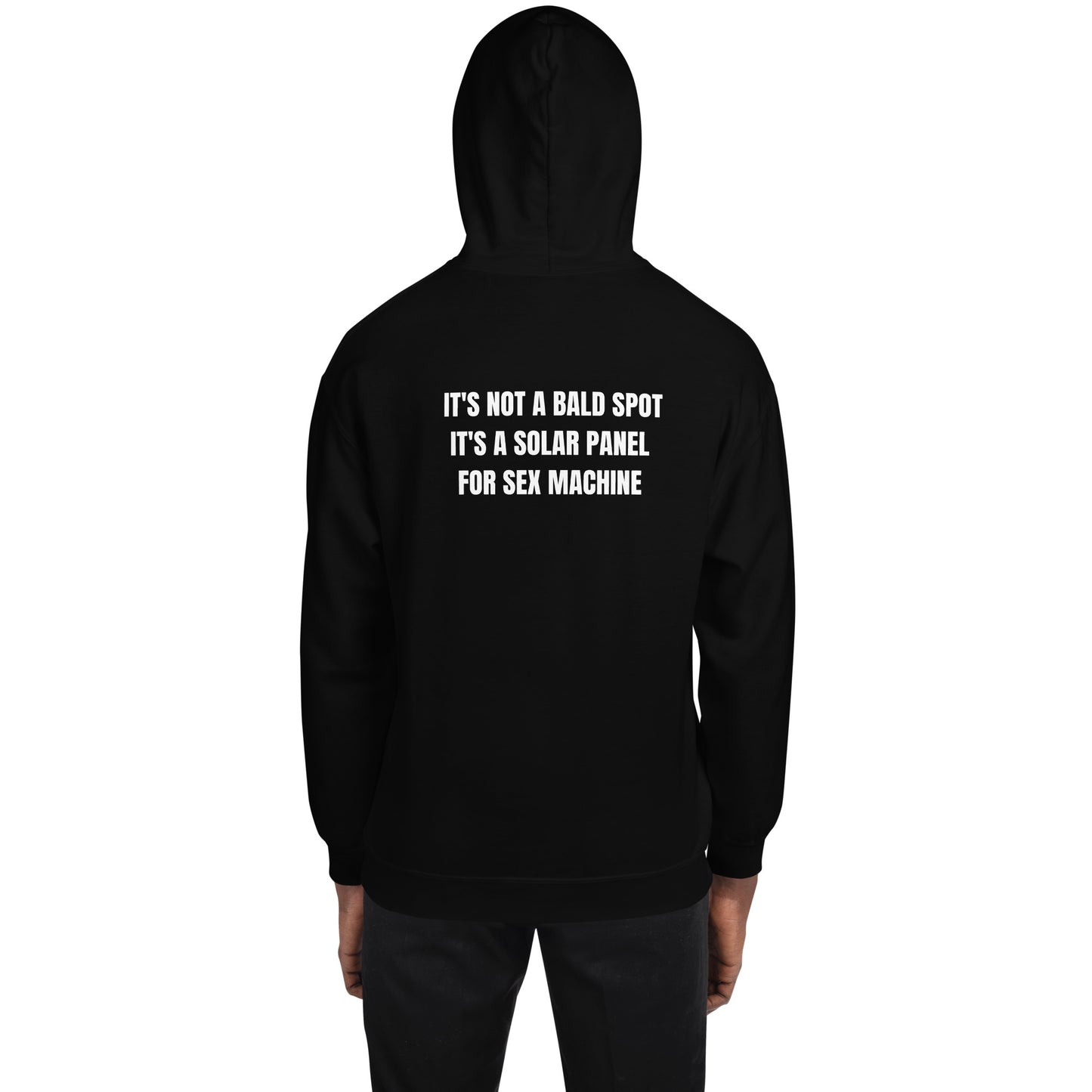 Bald Spot Hoodie (Back Print)