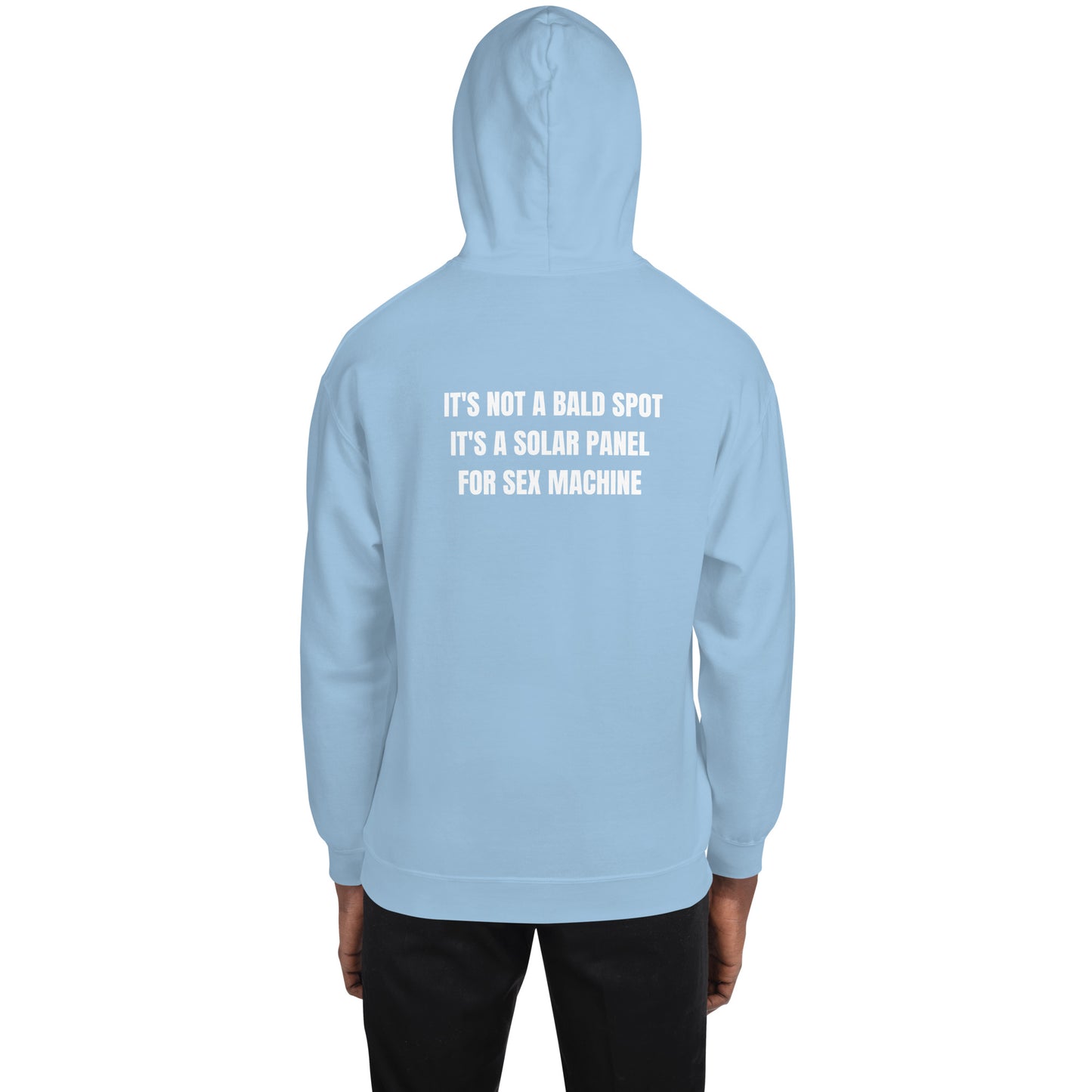 Bald Spot Hoodie (Back Print)