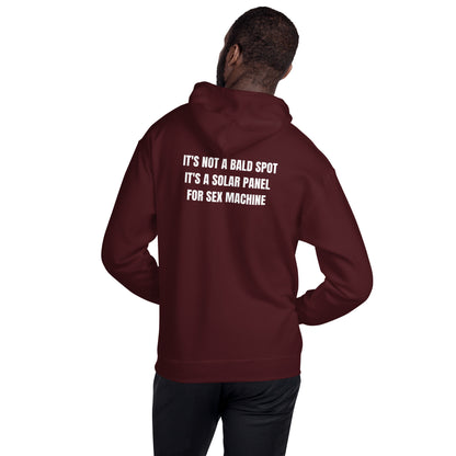 Bald Spot Hoodie (Back Print)