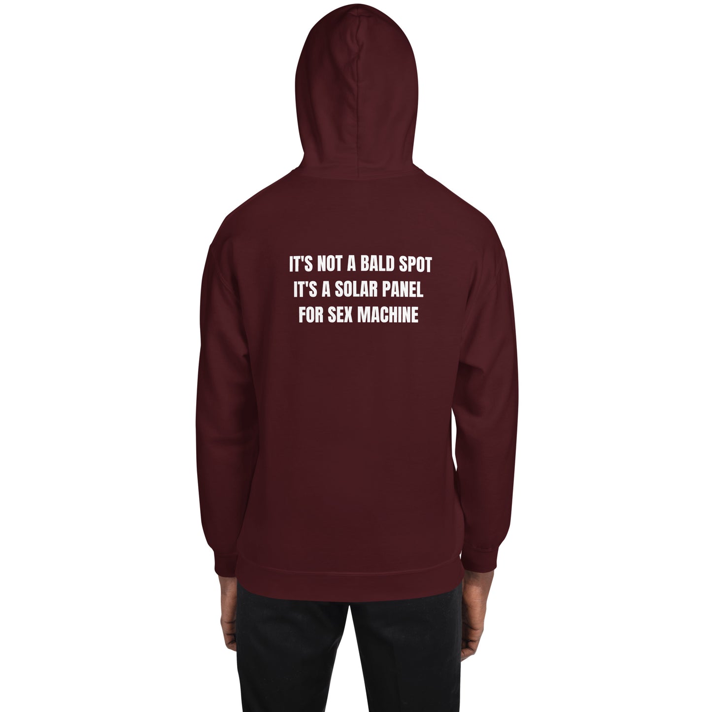 Bald Spot Hoodie (Back Print)