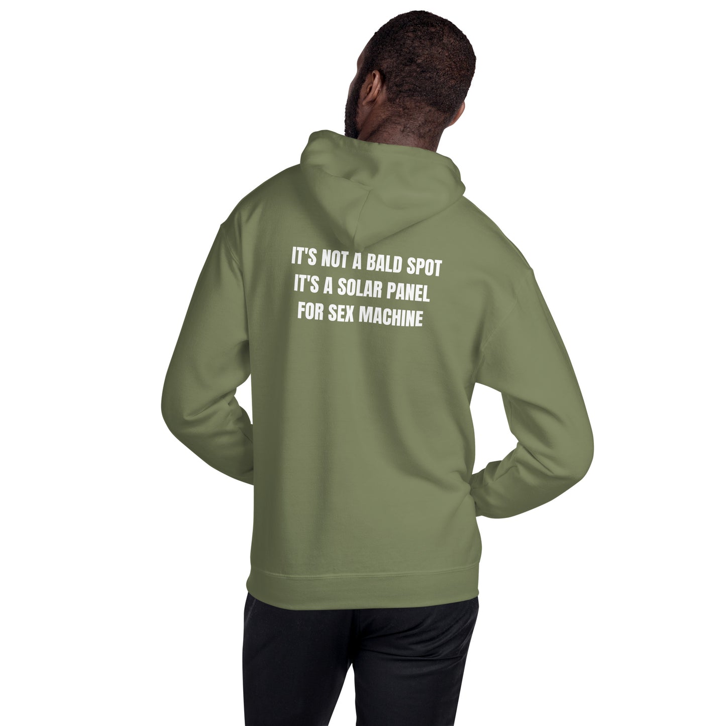 Bald Spot Hoodie (Back Print)