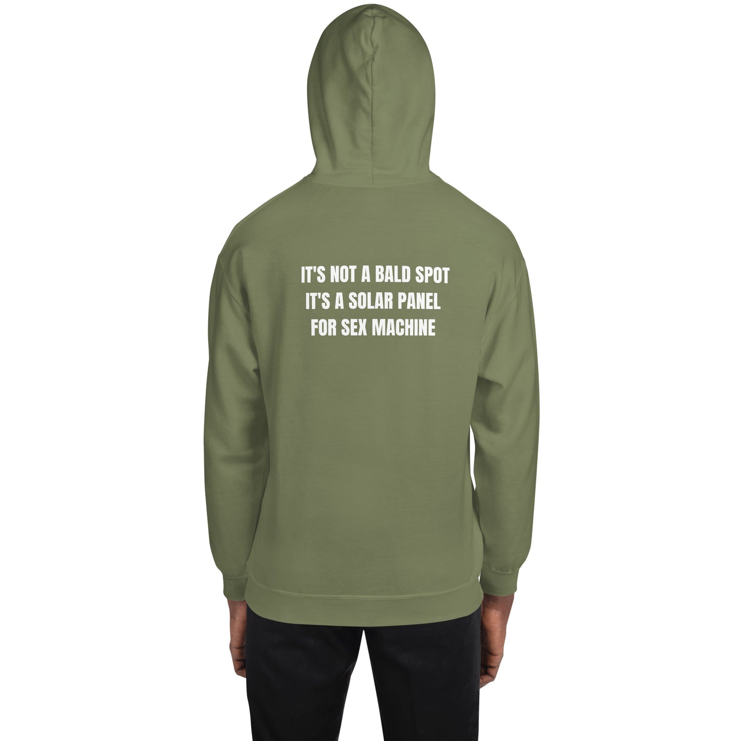 Bald Spot Hoodie (Back Print)