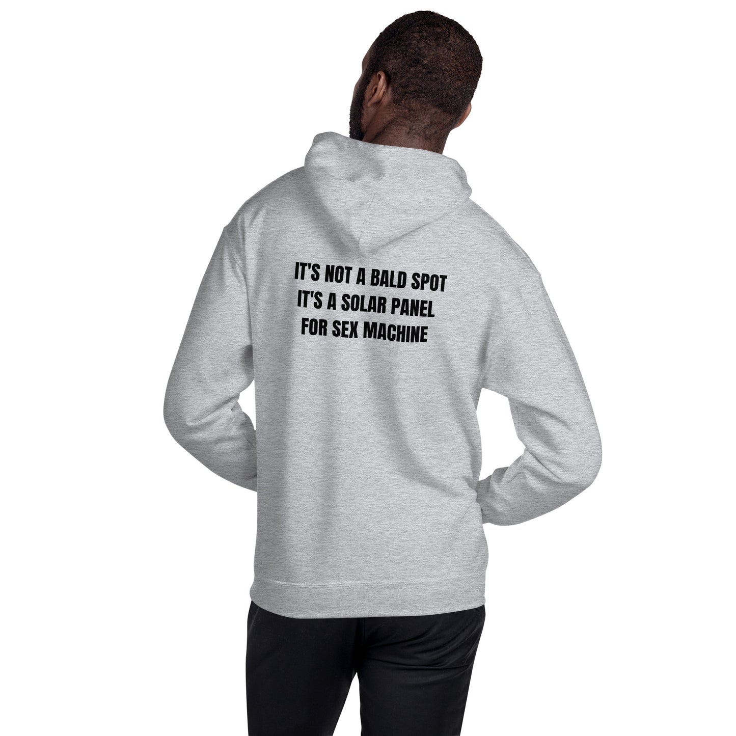 Bald Spot Hoodie (Back Print)