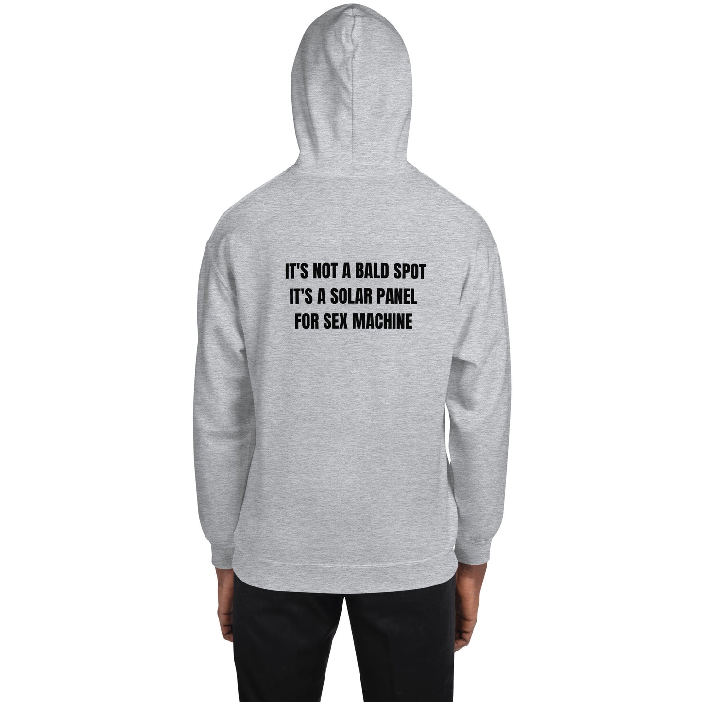 Bald Spot Hoodie (Back Print)