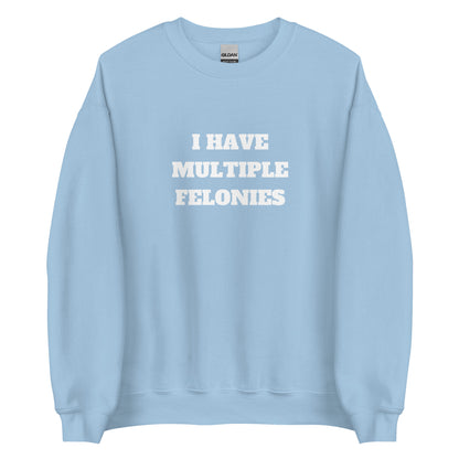 Multiple Felonies Sweatshirt