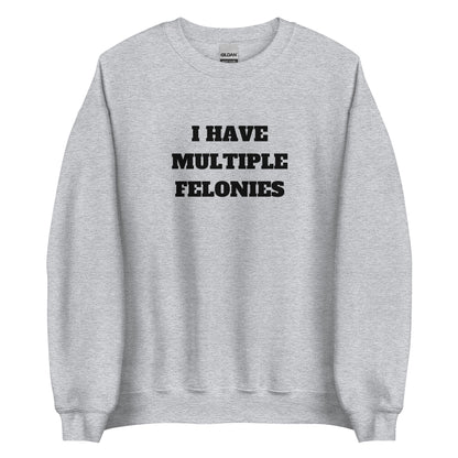 Multiple Felonies Sweatshirt