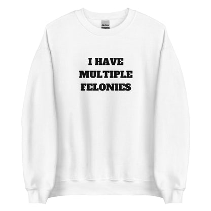 Multiple Felonies Sweatshirt