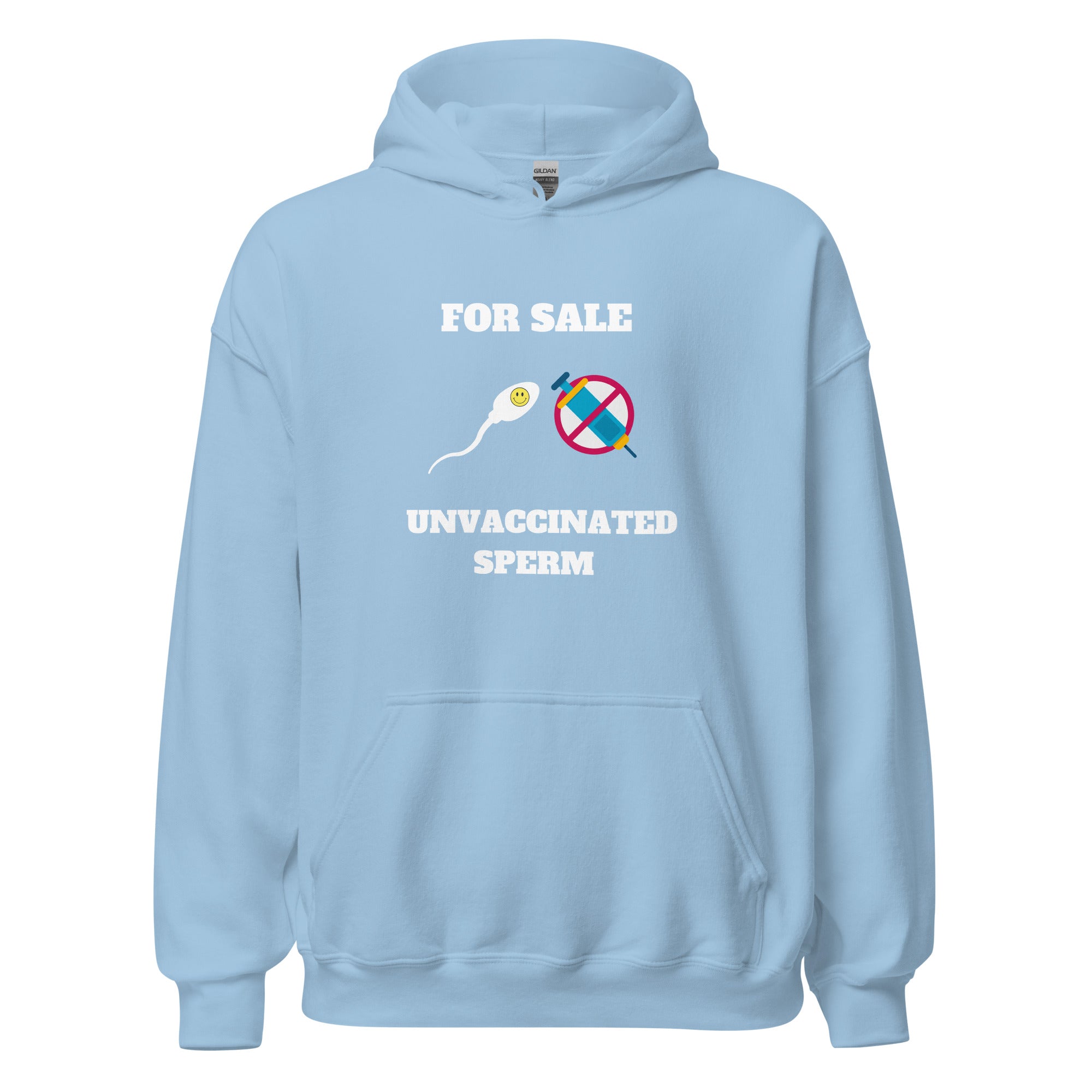 Unvaccinated Sperm Hoodie Degen Designs